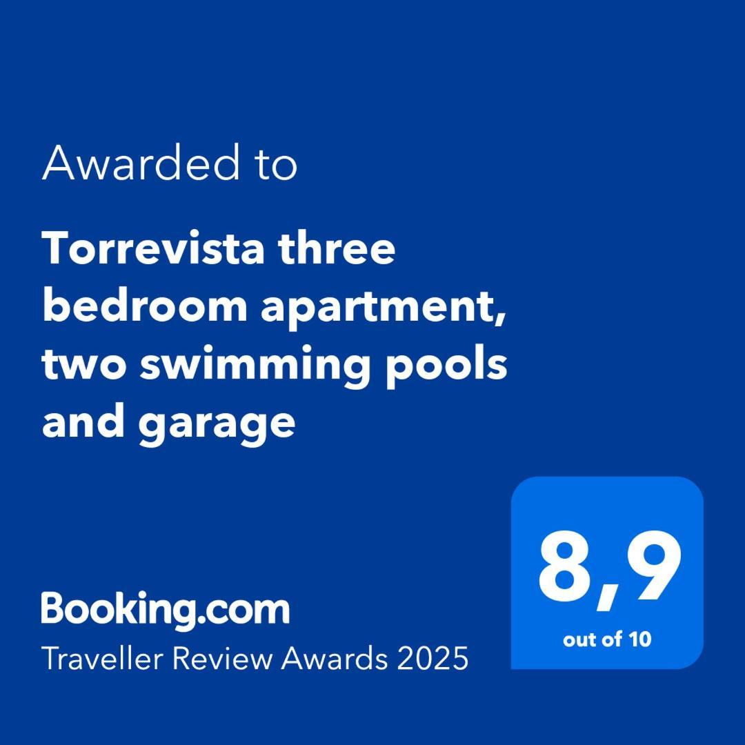 Torrevista Three Bedroom Apartment, Two Swimming Pools And Garage Torrevieja Exterior photo